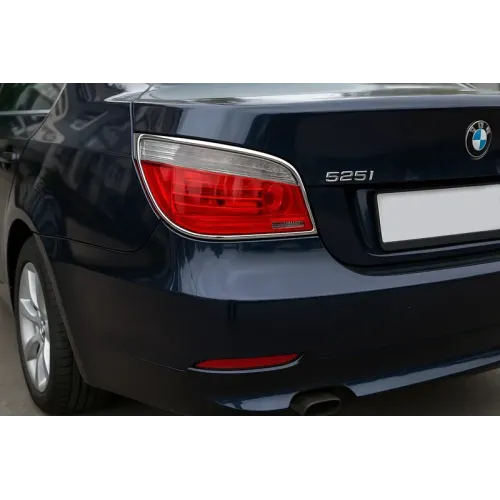 Накладки на стопи (2 шт., пласт) для BMW 5 серія E60/E61 2003-2010 рр Накладки на стопи (2 шт., пласт) для BMW 5 серія E60/E61 2003-2010 рр