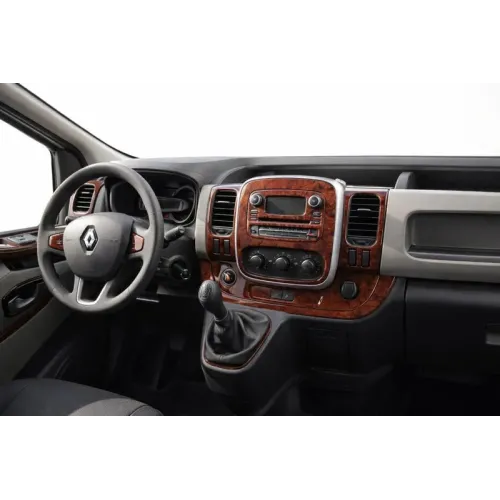 Накладка на торпеду Карбон для Nissan NV300/Primastar 2016- рр Накладка на торпеду Карбон для Nissan NV300/Primastar 2016- рр