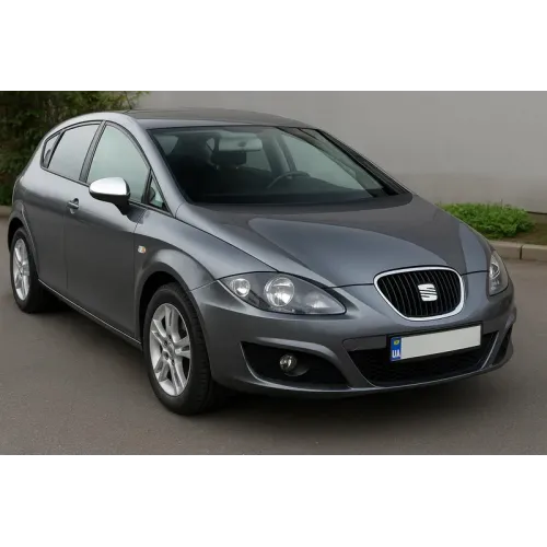 Накладки на дзеркала (2005-2010, 2 шт, нерж) OmsaLine - ABS пластик для Seat Leon рр