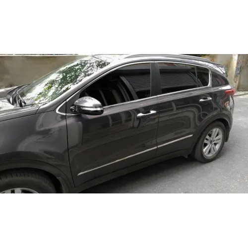Молдинг дверний (4 шт, нерж) OmsaLine - Італійська нержавійка для Kia Sportage 2015-2021 рр Молдинг дверний (4 шт, нерж) OmsaLine - Італійська нержавійка для Kia Sportage 2015-2021 рр