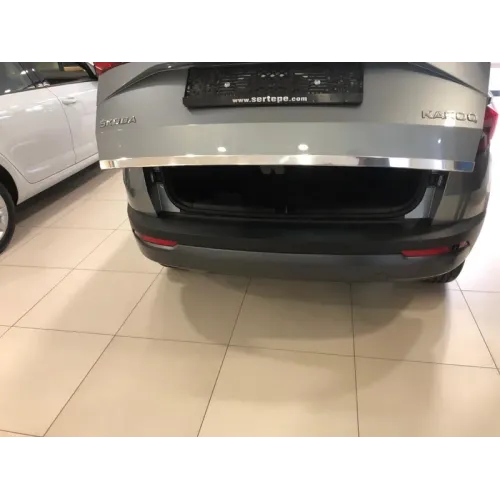 Кромка багажника (нерж) для Skoda Karoq 2018- рр Кромка багажника (нерж) для Skoda Karoq 2018- рр