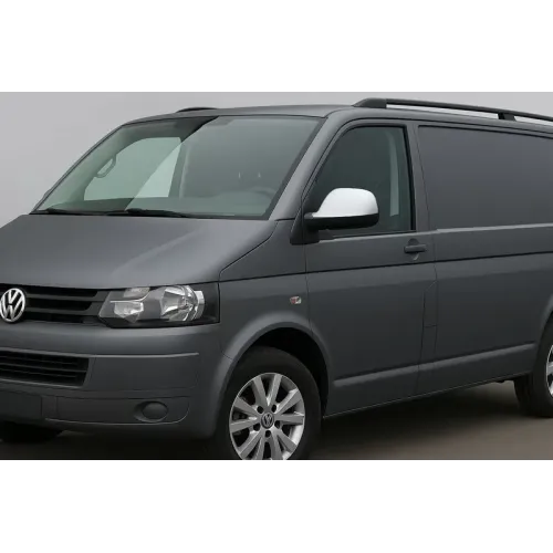 Накладки на дзеркала (2 шт., Сірий мат) для Volkswagen T5 2010-2015 рр Накладки на дзеркала (2 шт., Сірий мат) для Volkswagen T5 2010-2015 рр