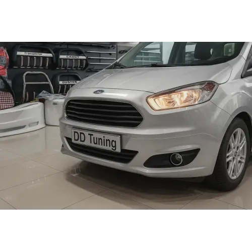 Накладки на противотуманки (2014-2018, 2 шт, нерж) Carmos - Турецька сталь для Ford Courier рр Накладки на противотуманки (2014-2018, 2 шт, нерж) Carmos - Турецька сталь для Ford Courier рр