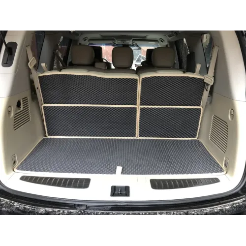 Килимок багажника 5 частин (EVA, чорний) для Nissan Armada 2016-2024 рр