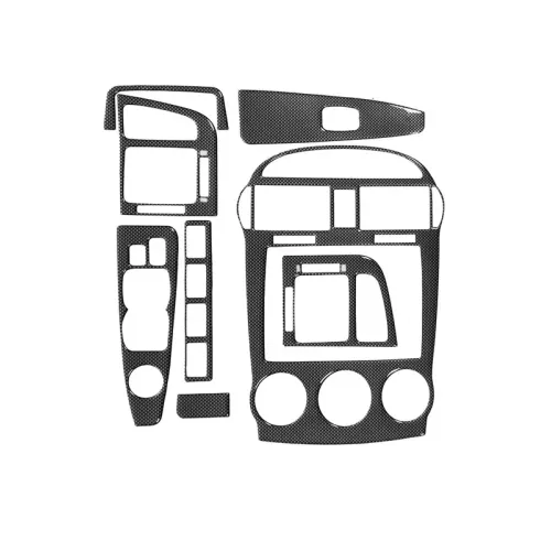 Накладки на панель 2004-2006 (Sedan) Карбон для Kia Cerato 1 рр Накладки на панель 2004-2006 (Sedan) Карбон для Kia Cerato 1 рр