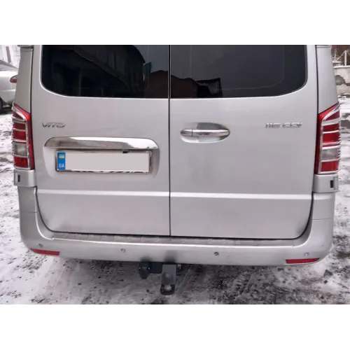 Накладки на стопи (2 шт., пласт) для Mercedes Vito/V-class W447 2014- рр Накладки на стопи (2 шт., пласт) для Mercedes Vito/V-class W447 2014- рр