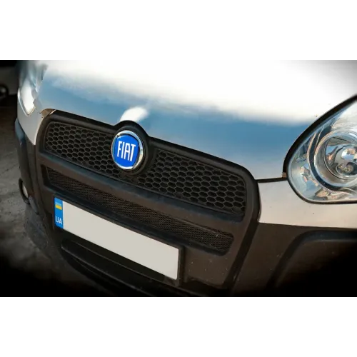 Емблема (синя, самоклейка) 95 мм для Fiat