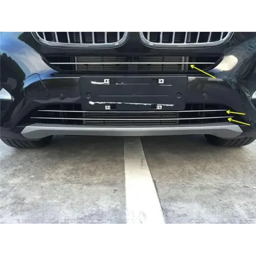 Комплект накладок на решітку бампера для BMW X6 F16 2014-2019 рр Комплект накладок на решітку бампера для BMW X6 F16 2014-2019 рр