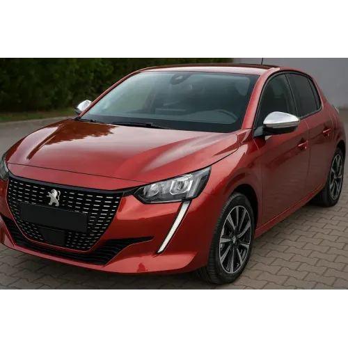 Накладки на дзеркала (2 шт, нерж.) для Peugeot 208 2019- рр