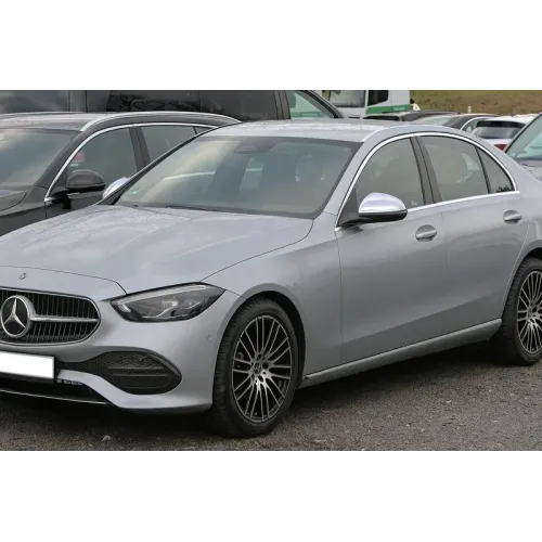 Накладки на зеркала (2 шт, нерж.) для Mercedes C-class W206 2022- рр Накладки на зеркала (2 шт, нерж.) для Mercedes C-class W206 2022- рр