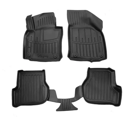 Килимки Stingray 3D (5 шт, поліуретан) для Seat Leon 2005-2012 рр