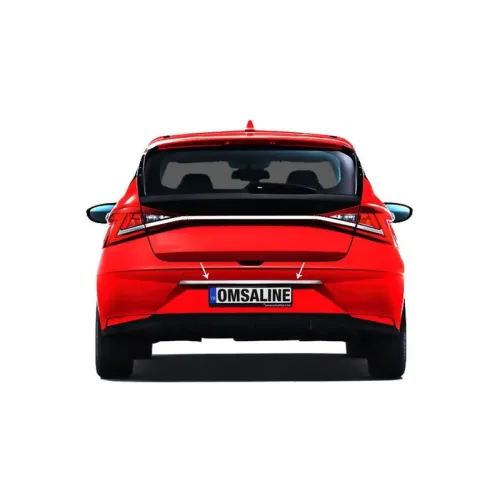 Хром планка над номером OmsaLine (нерж) для Hyundai I-20 2020- рр Хром планка над номером OmsaLine (нерж) для Hyundai I-20 2020- рр