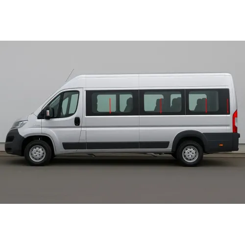 Нижні молдинги скла (к-т, нерж) Довга база для Fiat Ducato 2006-2025 рр Нижні молдинги скла (к-т, нерж) Довга база для Fiat Ducato 2006-2025 рр
