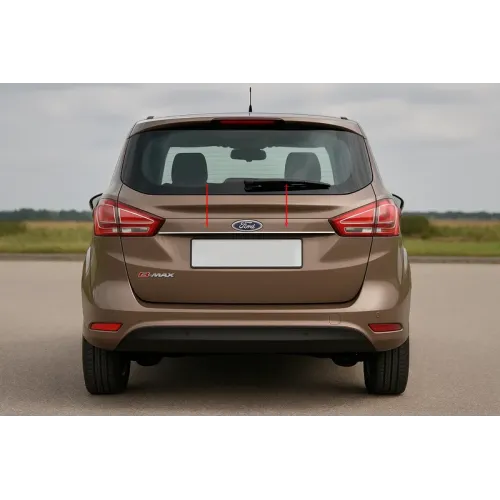Хром планка над номером (нерж.) для Ford B-Max 2012-2017 рр Хром планка над номером (нерж.) для Ford B-Max 2012-2017 рр