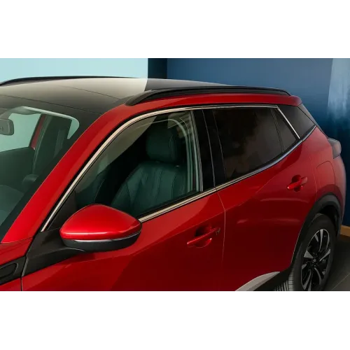 Повна окантовка вікон (12 шт, нерж) для Peugeot 2008 2019- рр