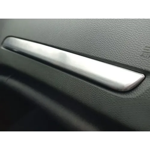 Накладки на панель в салоні (1 шт, нерж) для Renault Megane IV 2016-2025 рр Накладки на панель в салоні (1 шт, нерж) для Renault Megane IV 2016-2025 рр