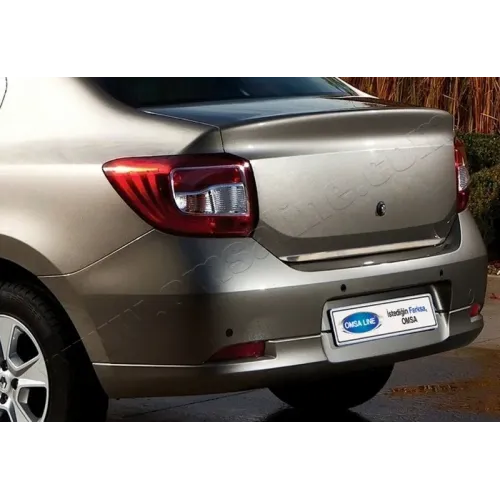 Кромка багажника 2013-2018 (нерж.) для Dacia Logan II рр Кромка багажника 2013-2018 (нерж.) для Dacia Logan II рр
