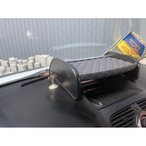 Полиця на панель (Сіра з сірою ниткою) для Renault Kangoo 2008-2020 рр