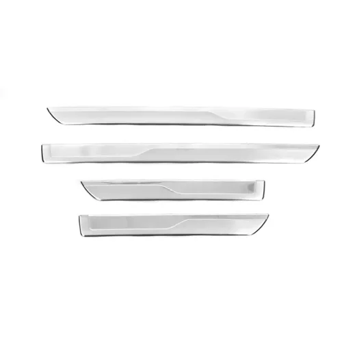 Накладки на пороги OmsaLine (4 шт, нерж) для Skoda Kodiaq 2016-2023 рр Накладки на пороги OmsaLine (4 шт, нерж) для Skoda Kodiaq 2016-2023 рр