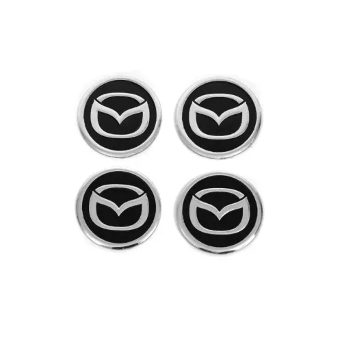 Наклейки на ковпачки V1 60мм (4шт) для Mazda Наклейки на ковпачки V1 60мм (4шт) для Mazda