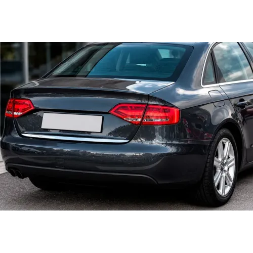 Кромка багажника (sedan, нерж.) OmsaLine - Італійська нержавійка для Ауди A4 B8 2007-2015 рр