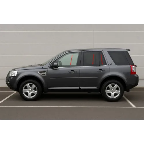 Окантовка вікон (6 шт, нерж.) для Land Rover Freelander II 2006-2014 рр Окантовка вікон (6 шт, нерж.) для Land Rover Freelander II 2006-2014 рр