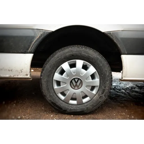Ковпаки сірі ABS (1-катковий, 4 шт) для Volkswagen Crafter 2006-2016 рр Ковпаки сірі ABS (1-катковий, 4 шт) для Volkswagen Crafter 2006-2016 рр
