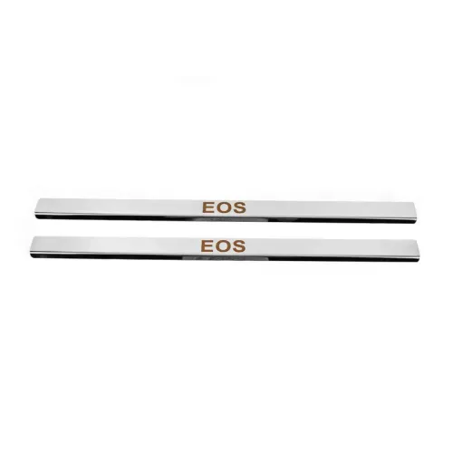 Накладка на пороги Carmos (2 шт, нерж) для Volkswagen EOS 2011-2016 рр Накладка на пороги Carmos (2 шт, нерж) для Volkswagen EOS 2011-2016 рр