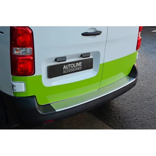 Накладка на задній бампер OmsaLine (нерж) Коротка/Середня бази для Opel Zafira Life 2019- рр