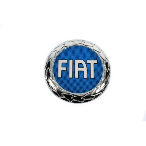 Емблема Old (синя, самоклейка) 85 мм для Fiat