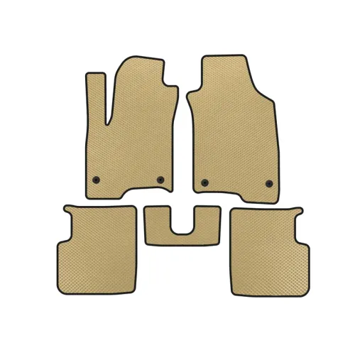 Килимки EVA (Бежевий) для Fiat Panda 2011-2023 рр Килимки EVA (Бежевий) для Fiat Panda 2011-2023 рр