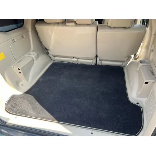 Килимок багажника текстильний Premium Чорний (5 або 7 місць) для Toyota Land Cruiser Prado 120 2002-2009 рр