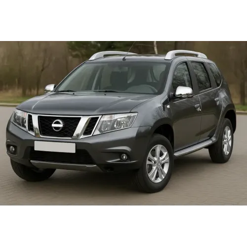 Накладки на дзеркала V1 (2 шт, ABS) для Nissan Terrano 2014- рр Накладки на дзеркала V1 (2 шт, ABS) для Nissan Terrano 2014- рр