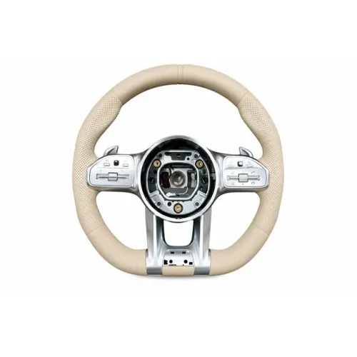 Кермо AMG 2018-Style (бежевий, 3pin) для Mercedes GLE coupe C292 2015-2019 рр