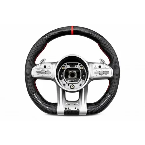 Кермо AMG 2018-Style (Карбон -2026 червоний, 3pin) для Mercedes E-class W213 2016-2023 рр Кермо AMG 2018-Style (Карбон -2026 червоний, 3pin) для Mercedes E-class W213 2016-2023 рр