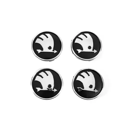 Ковпачки на диски 60/56мм 9068 (4 шт) для Skoda Ковпачки на диски 60/56мм 9068 (4 шт) для Skoda