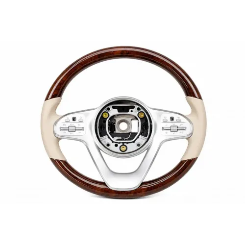 Кермо Maybach-Style (дерево -2026 бежевий, 3pin) для Mercedes E-class coupe C238 2016-2024 рр