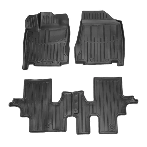 Килимки Stingray 3D (7 місць, 4 шт) для Infiniti QX60 2016-2021 рр