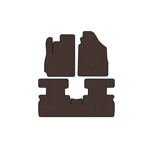 Гумові килимки Carsuit (2 ряди, коричневий) для Jetour X70 2018- рр Гумові килимки Carsuit (2 ряди, коричневий) для Jetour X70 2018- рр