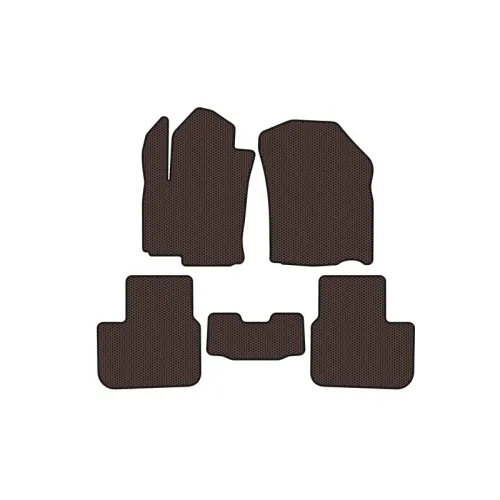 Гумові килимки Carsuit (HB, коричневий) для Fiat Sedici 2006-2014 рр Гумові килимки Carsuit (HB, коричневий) для Fiat Sedici 2006-2014 рр