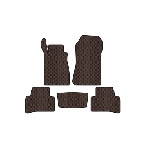 Гумові килимки Carsuit (Купе, коричневий) для Mercedes CLK W208 1997-2002 рр Гумові килимки Carsuit (Купе, коричневий) для Mercedes CLK W208 1997-2002 рр