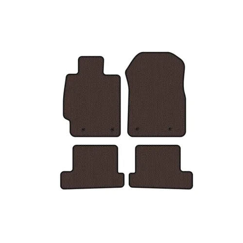 Гумові килимки Carsuit (Купе, коричневий) для Subaru BRZ 2012-2021 рр Гумові килимки Carsuit (Купе, коричневий) для Subaru BRZ 2012-2021 рр
