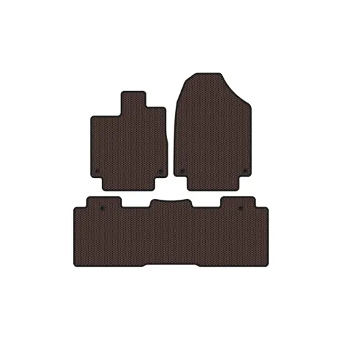 Гумові килимки Carsuit (2 ряди, коричневий) для Honda Odyssey 2017- рр Гумові килимки Carsuit (2 ряди, коричневий) для Honda Odyssey 2017- рр