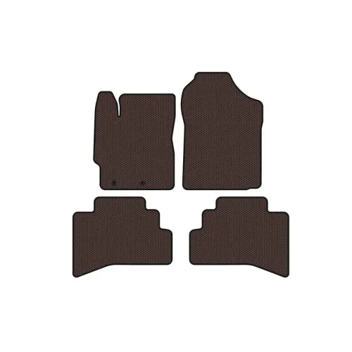Гумові килимки Carsuit (Коричневий) для Toyota Prius C 2012-2019 рр Гумові килимки Carsuit (Коричневий) для Toyota Prius C 2012-2019 рр