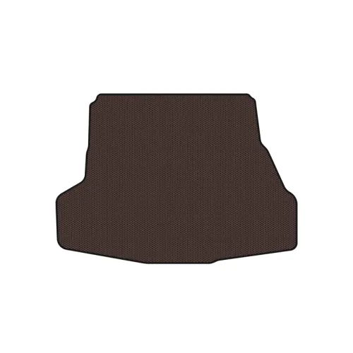 Гумовий килимок в багажник Carsuit (SD, коричневий) для JAC J5 2011-2019 рр