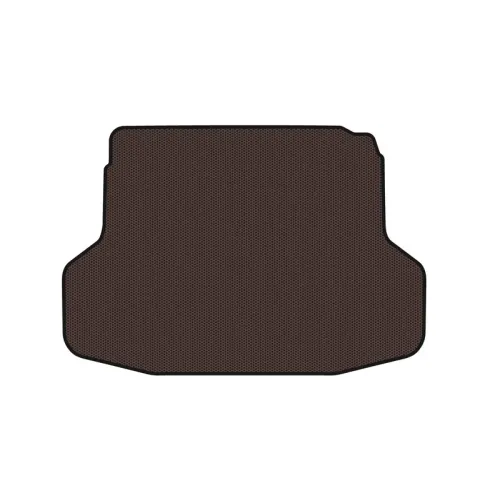 Гумовий килимок в багажник Carsuit (Купе, коричневий) для Honda Civic Sedan VII 2001-2006 рр Гумовий килимок в багажник Carsuit (Купе, коричневий) для Honda Civic Sedan VII 2001-2006 рр
