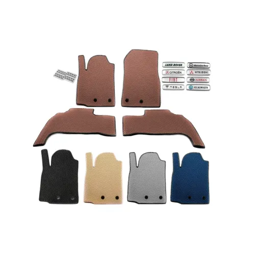 Килимки EVA (7-ми місний, Коричневий) для Skoda Kodiaq 2016-2023 рр