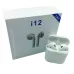 Навушники AirPods i12 BT з сенсором Bluetooth бездротові навушники - вкладиші в зарядному кейсі Навушники AirPods i12 BT з сенсором Bluetooth бездротові навушники - вкладиші в зарядному кейсі