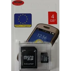 Карта Флэш-Памяти WIMPEX microSD 4GB PR3 Карта Флэш-Памяти WIMPEX microSD 4GB PR3