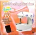 Швейна міні машинка Mini Sewing Machine SM-202A 4 в 1 портативна домашня машинка для шиття від мережі / батарей / педалі Швейна міні машинка Mini Sewing Machine SM-202A 4 в 1 портативна домашня машинка для шиття від мережі / батарей / педалі